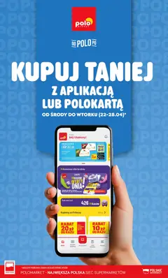 Pogląd gazetki "POLOmarket gazetka - Kupuj taniej z POLOappką" ze sklepu POLOmarket ważnej od 22.04.2026