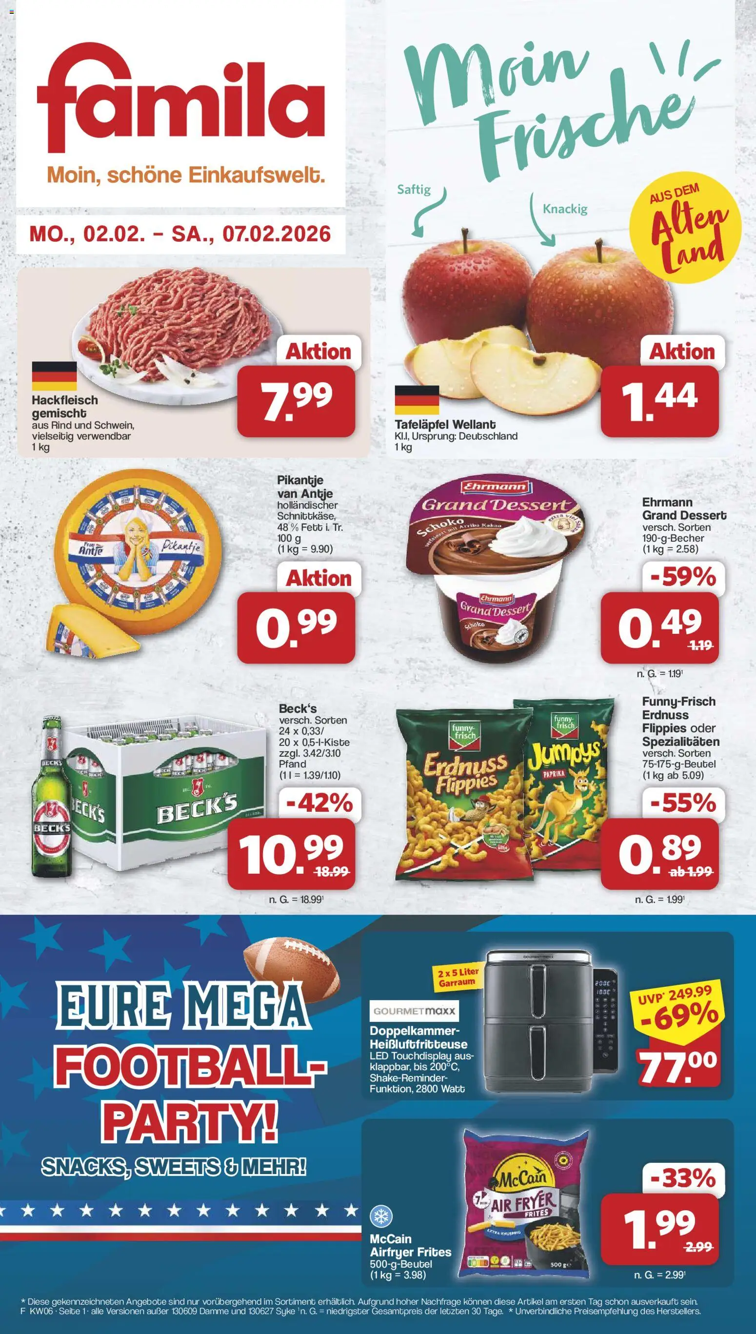 Vorschau von dem Prospekt des Geschäftes Famila Nordwest, gültig ab dem 02.02.2026