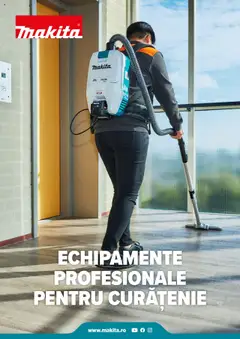 Previzualizarea de cataloage: Makita Catalog - Echipamente profesionale pentru curățenie valabil de la 23.09.2025