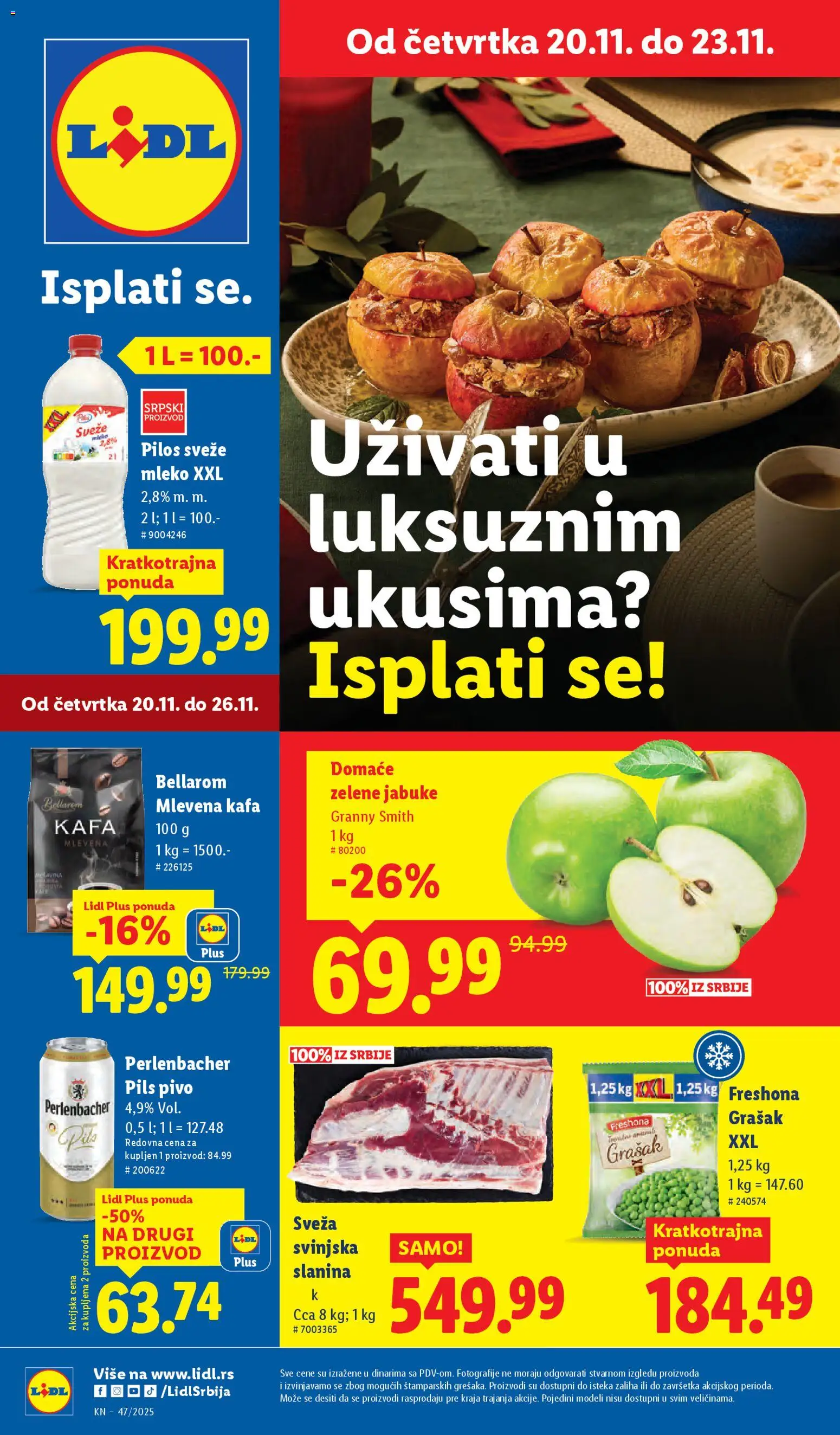 Pregled Lidl kataloga - važi od 20.11.2025