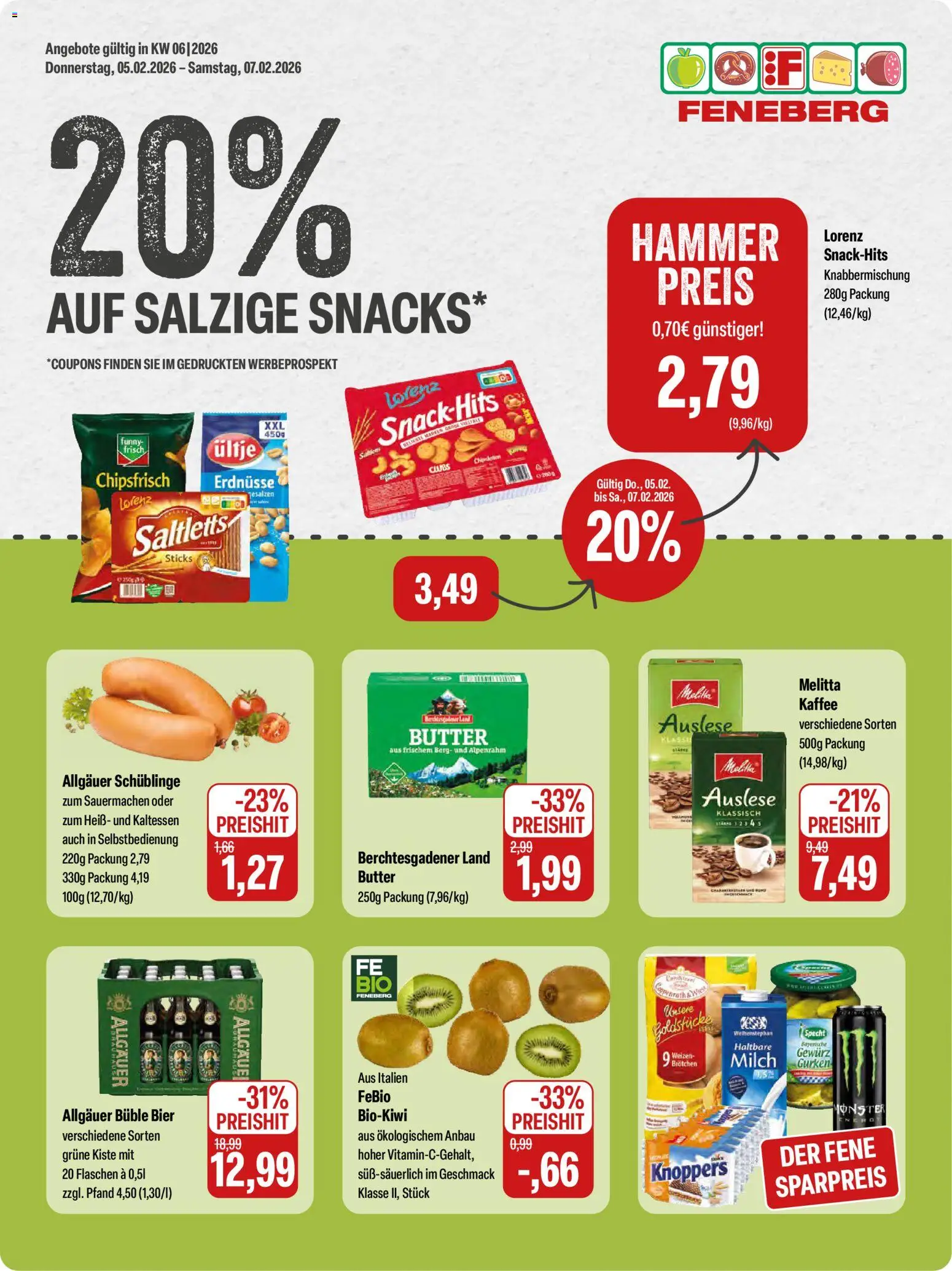 Vorschau von dem Prospekt des Geschäftes Feneberg, gültig ab dem 05.02.2026