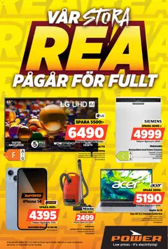 Förhandsgranska reklamblad Aktuella reklamblad Power från butik Power gäller från 26/01/2026