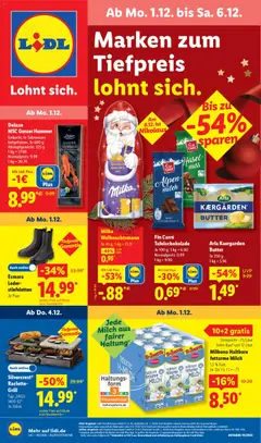 Vorschau von dem Prospekt des Geschäftes Lidl, gültig ab dem 01.12.2025