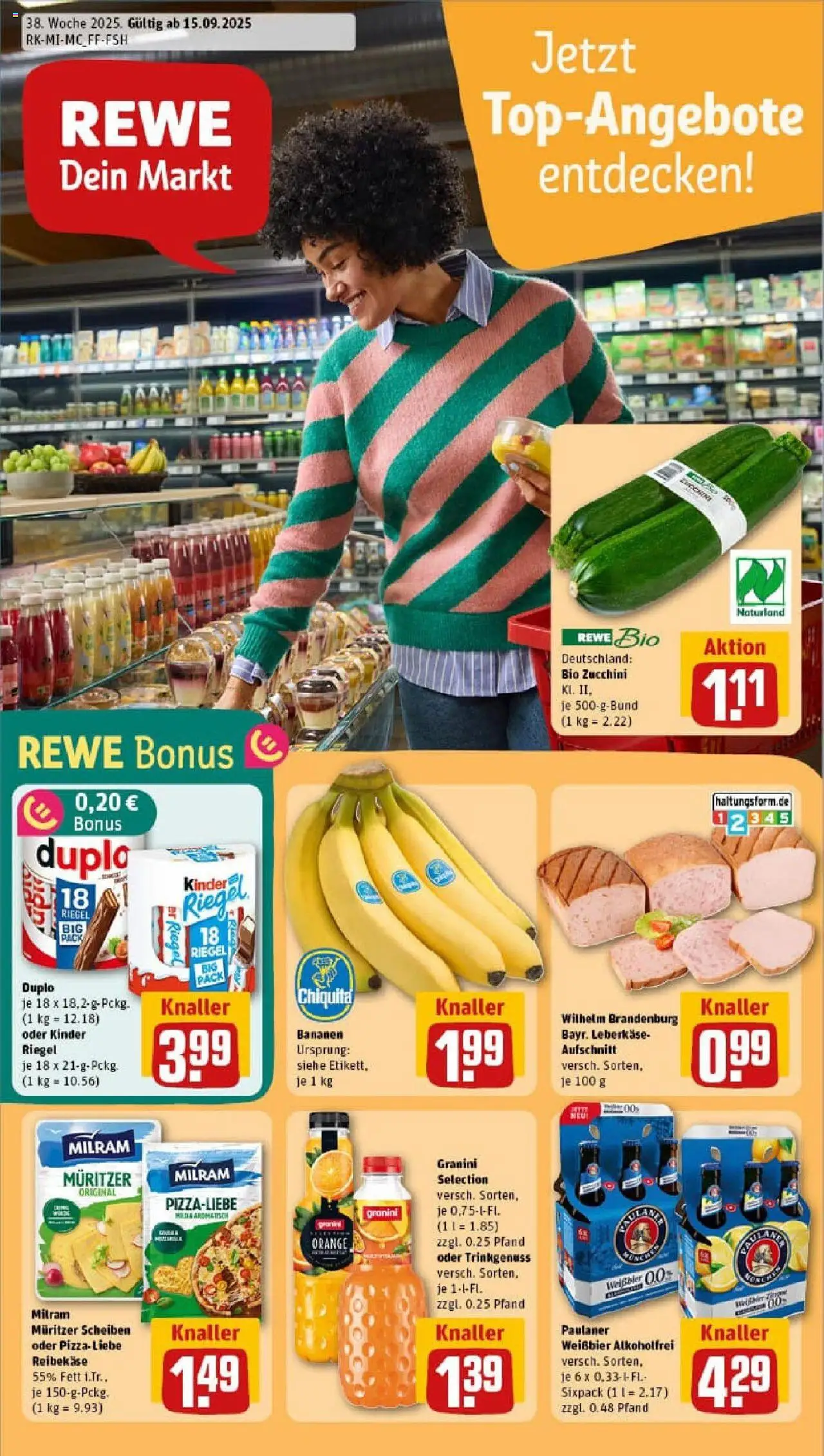 REWE Prospekt ab 14.09.2025 nächste Woche - Prospekt Frankfurt / Westend-Nord	