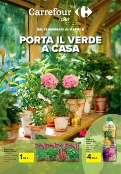 Anteprima dell'opuscolo Volantino Iper Giardinaggio - Roma dal negozio Carrefour valido da 19/02/2026