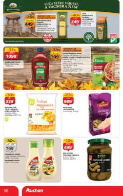 Auchan - Akciós újság Auchan megtekintése, amely érvényes 2025.11.27.-től | Oldal: 36