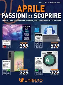 Anteprima dell'opuscolo Unieuro volantino dal negozio Unieuro valido da 17/04/2026