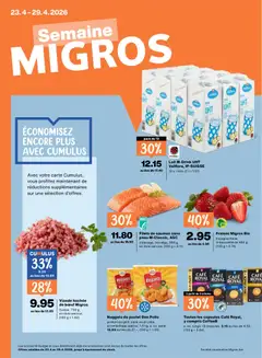 Vorschau des Merkblatts Migros aktionen FR vom Shop Migros gültig von 23.04.2026 bis 29.04.2026