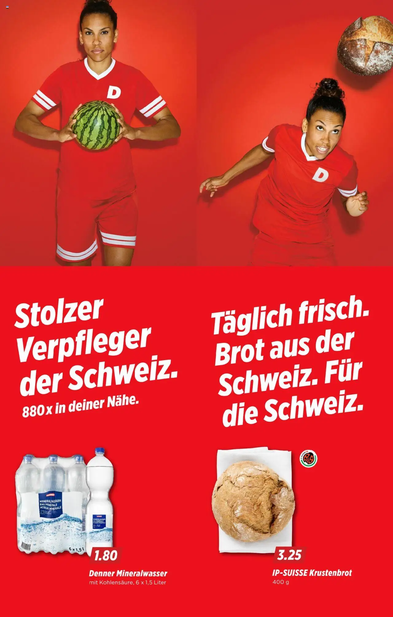 Denner Aktionen ab 01.07.2025 - Seitennummer 1 - Grill, Red bull, Mineralwasser