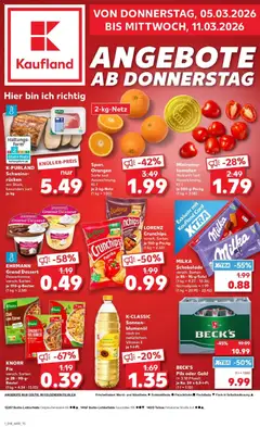 Vorschau von dem Prospekt des Geschäftes Kaufland, gültig ab dem 05.03.2026