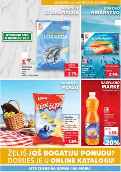 Pregled letka Karlovac trgovine Kaufland vrijedi od 16.07.2025