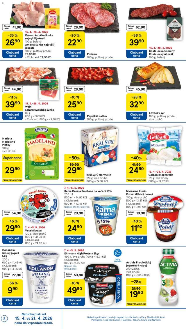 Nový Tesco leták od 15.04.