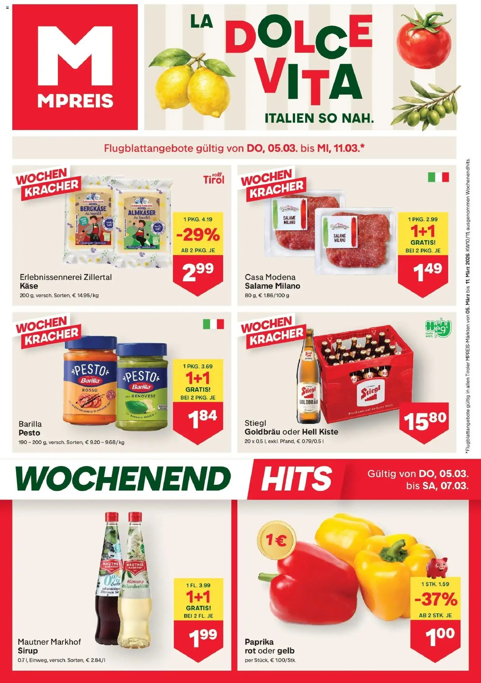 Vorschau der Angebote: MPREIS MPREIS Pfunds gültig ab 05.03.2026