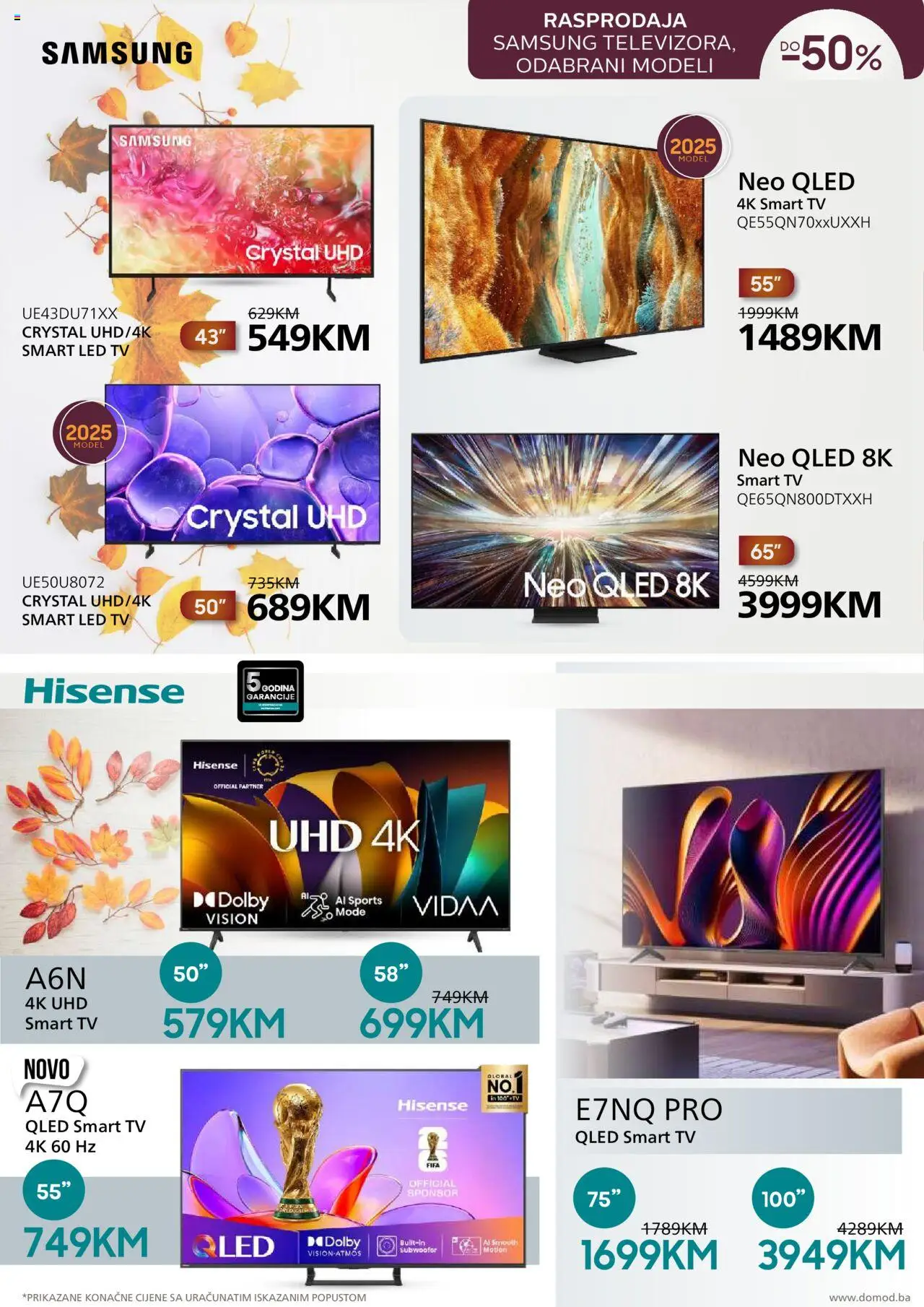 Pregled letka Katalog trgovine Domod vrijedi od 2025.10.10