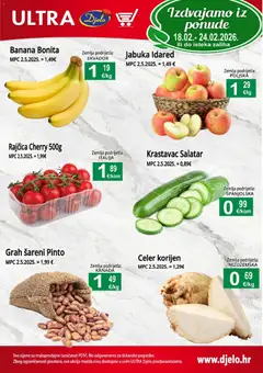 Pregled letka Katalog trgovine Djelo vrijedi od 18.02.2026