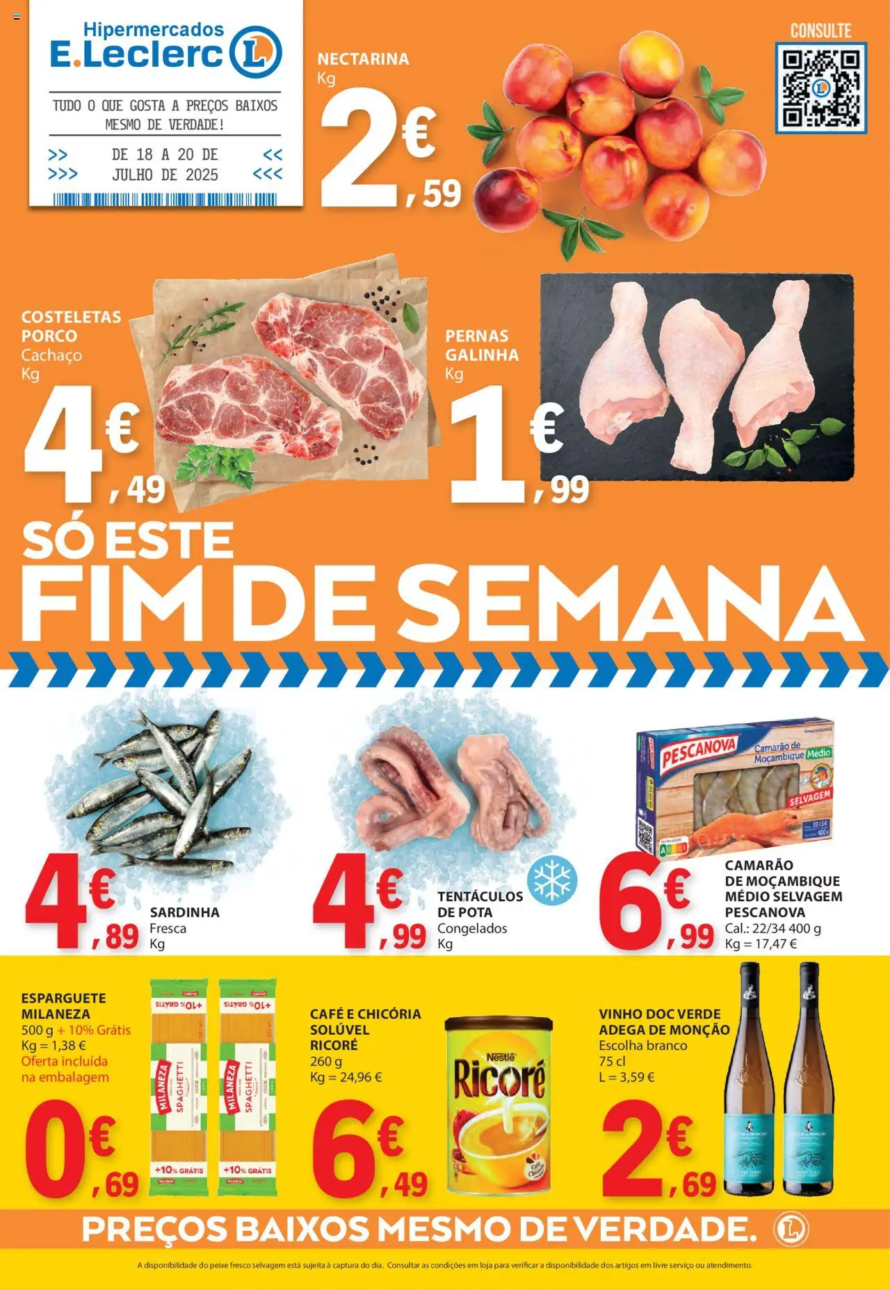 E.Leclerc Folheto de 18/07/2025 - catálogo esta semana - página 1