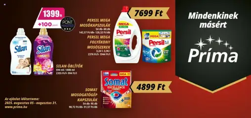 CBA Príma - Aktuális óriásplakátok megtekintése, amely érvényes 2025.08.05.-től