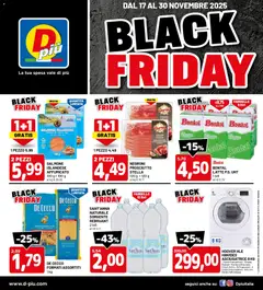 Anteprima dell'opuscolo Black Friday dal negozio D Più valido da 17/11/2025