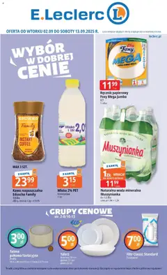 Pogląd gazetki "Gazetka" ze sklepu E.Leclerc ważnej od 02.09.2025