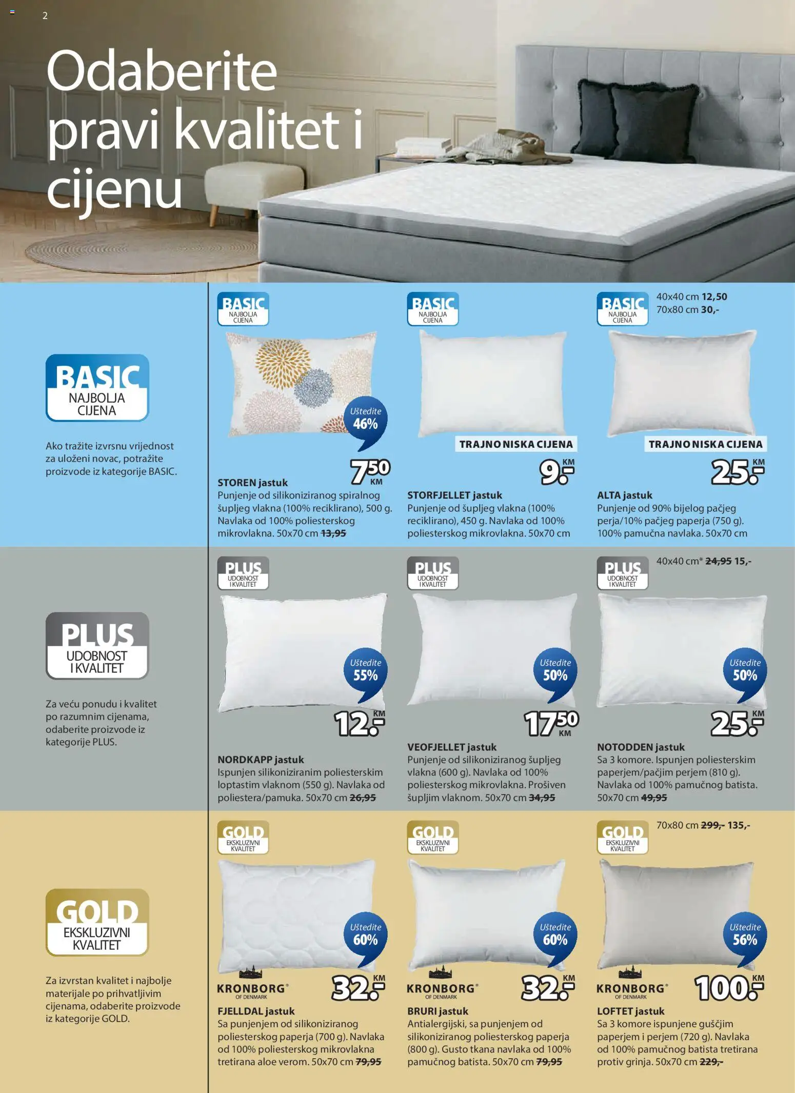 Pregled letka Katalog trgovine JYSK vrijedi od 2025.12.01