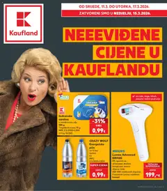 Pregled letka Split-Ravne njive trgovine Kaufland vrijedi od 11.03.2026