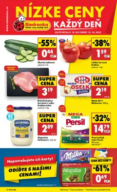 Náhľad Biedronka letáku platného od 09.10.2025