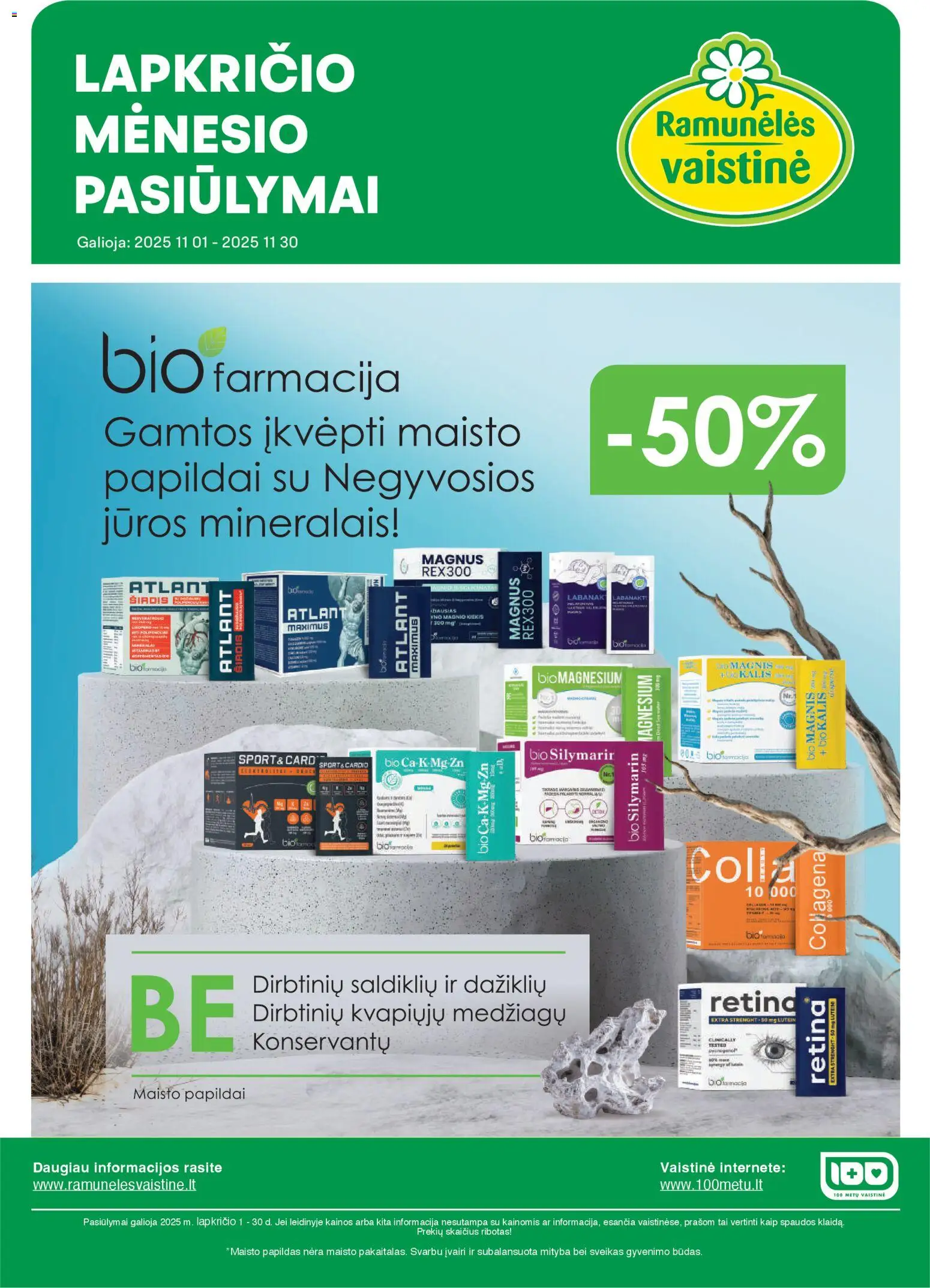 Ramunélés parduotuvės leidinio Leidinys galiojančio nuo 2025.11.01 peržiūra