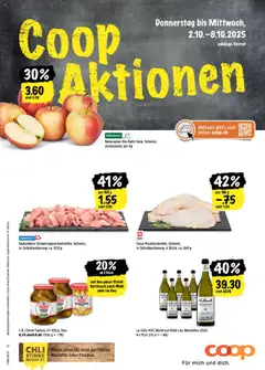 Vorschau des Merkblatts Aktionen vom Shop Coop gültig von 02.10.2025 bis 08.10.2025
