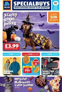 Preview of Aldi Weekly offers UK Specialbuys valid from 26/09/2025