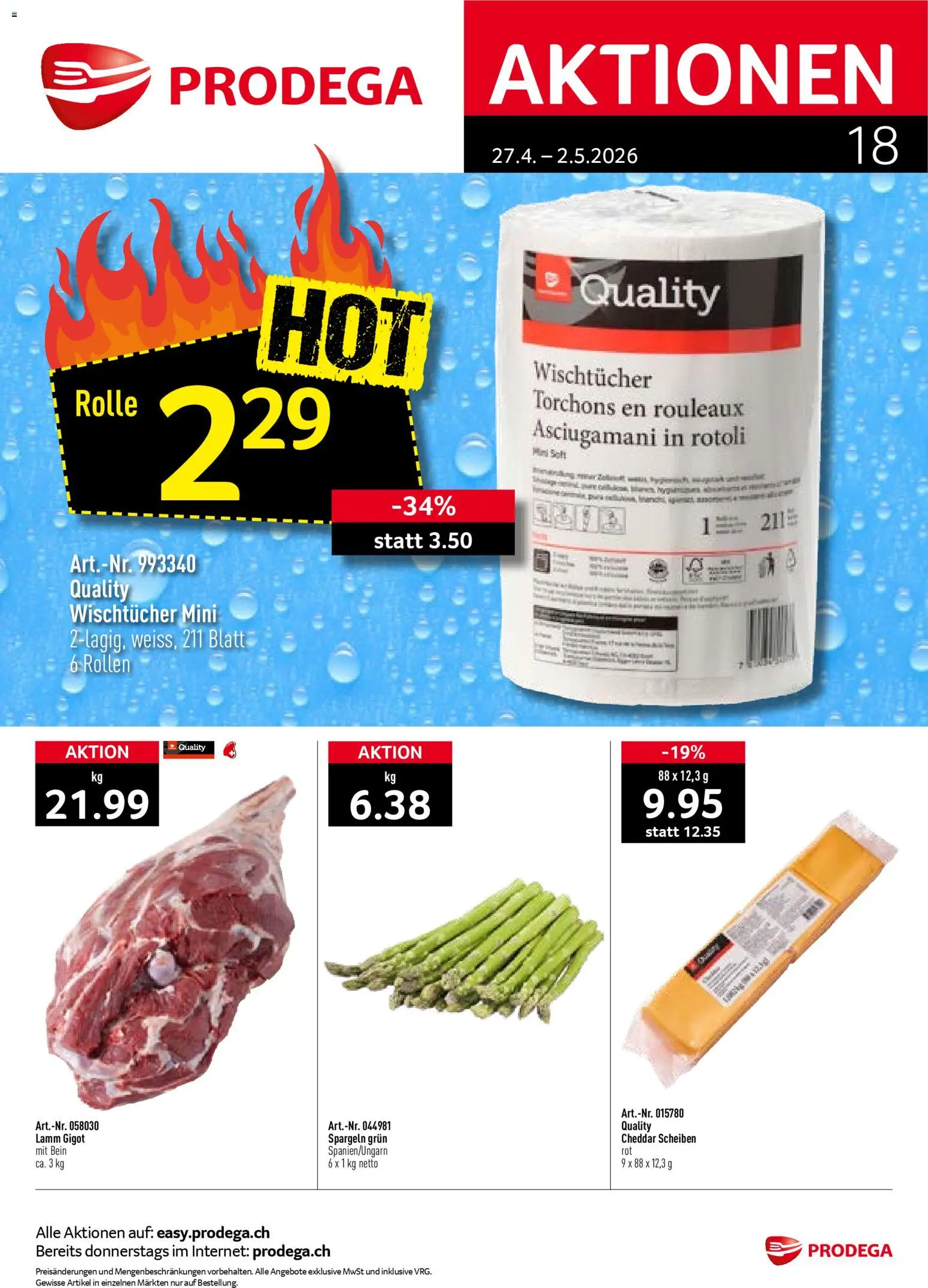 Vorschau des Merkblatts Prodega aktionen vom Shop Prodega gültig von 27.04.2026 bis 02.05.2026