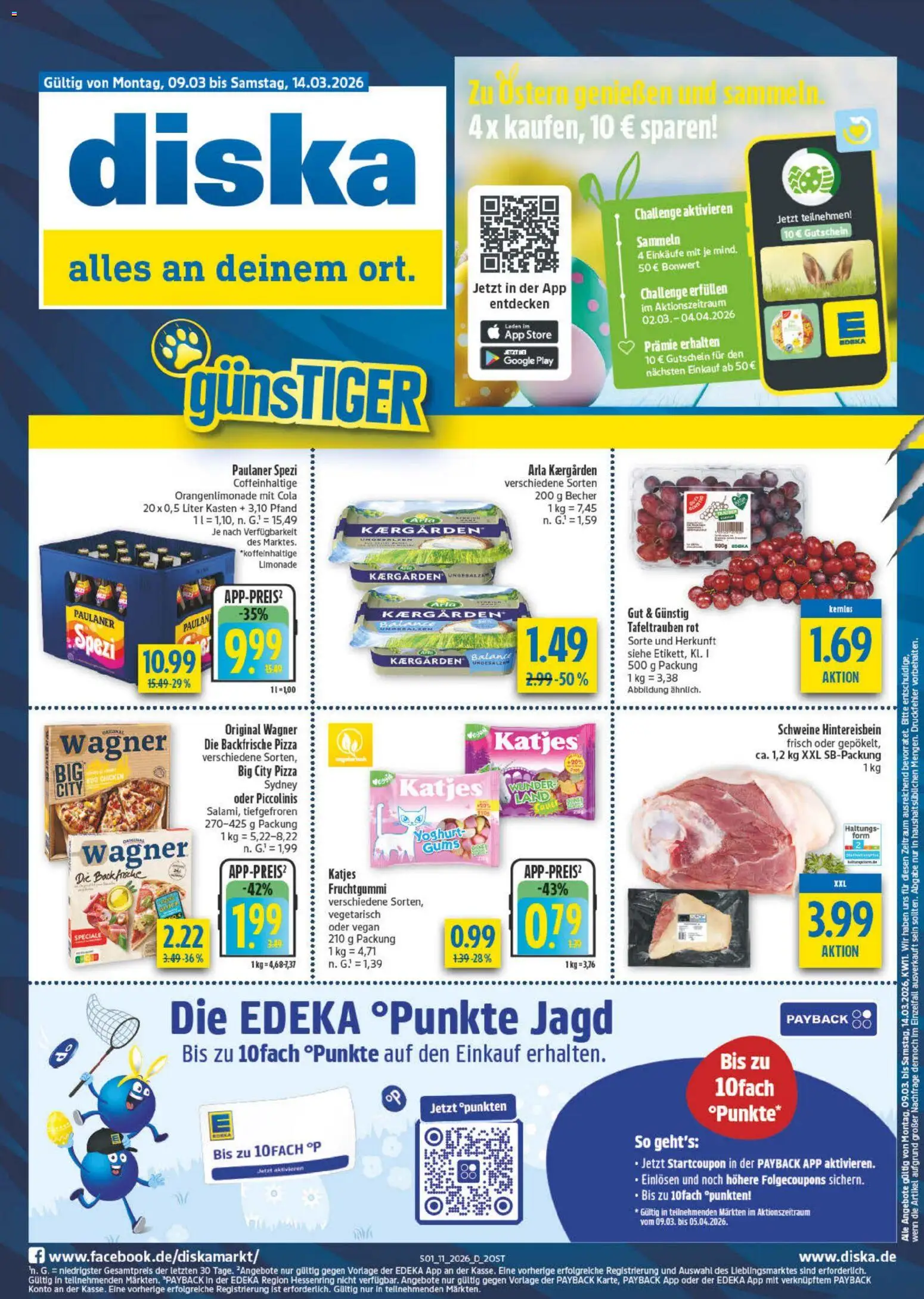 Vorschau von dem Prospekt des Geschäftes Diska, gültig ab dem 09.03.2026