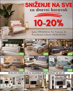 Pregled letka Katalog trgovine SinMax vrijedi od 2026.01.08