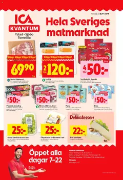 Förhandsgranska reklamblad Sjöbo från butik ICA Kvantum gäller från 08/09/2025