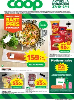 Förhandsgranska reklamblad Uddevalla från butik Coop gäller från 27/10/2025