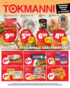 Kaupan Tokmanni Ruokatarjoukset esikatselu, voimassa 16/10/2025