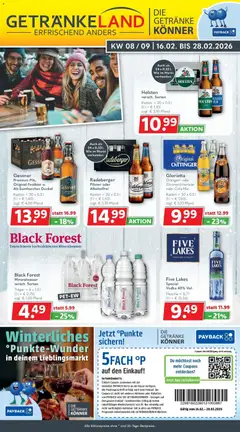 Vorschau von dem Prospekt des Geschäftes Getränkeland, gültig ab dem 15.02.2026
