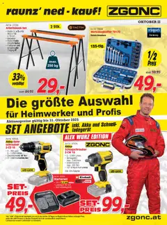 Vorschau der Angebote: Zgonc Flugblatt Oktober II 2025 gültig ab 15.10.2025