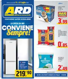 Anteprima dell'opuscolo Volantino Sardegna dal negozio ARD Discount valido da 17/07/2025