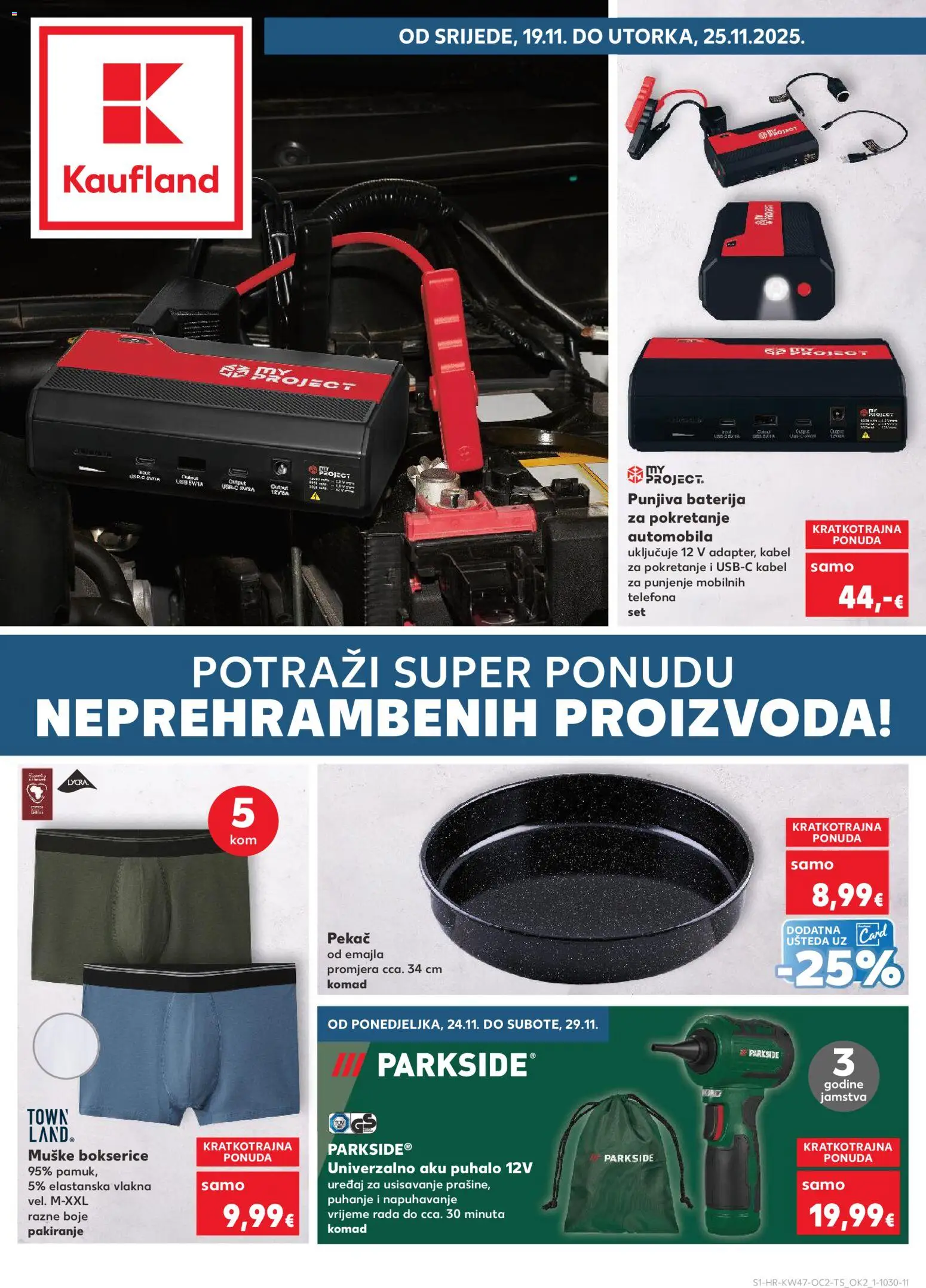 Pregled letka Slavonski Brod trgovine Kaufland vrijedi od 19.11.2025