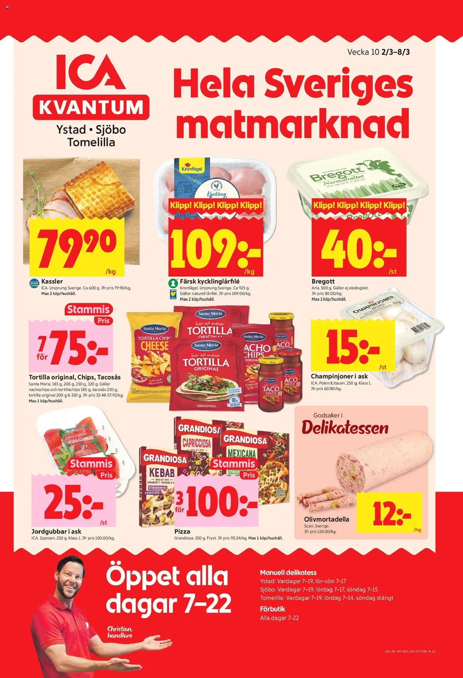 Förhandsgranska reklamblad Ystad från butik ICA Kvantum gäller från 02/03/2026