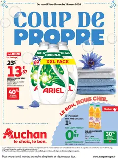 Prévisualisation de Auchan - Coup de propre hypers du magasin Auchan formulaire valide 03/03/2026