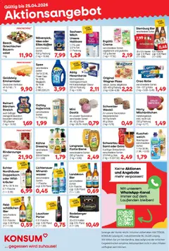 Vorschau von dem Prospekt des Geschäftes KONSUM Leipzig, gültig ab dem 20.04.2026