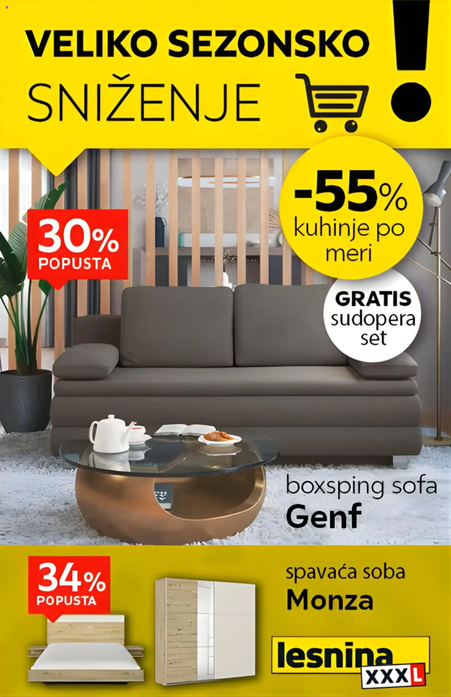 Pregled Lesnina XXXL kataloga - važi od 01.01.2026