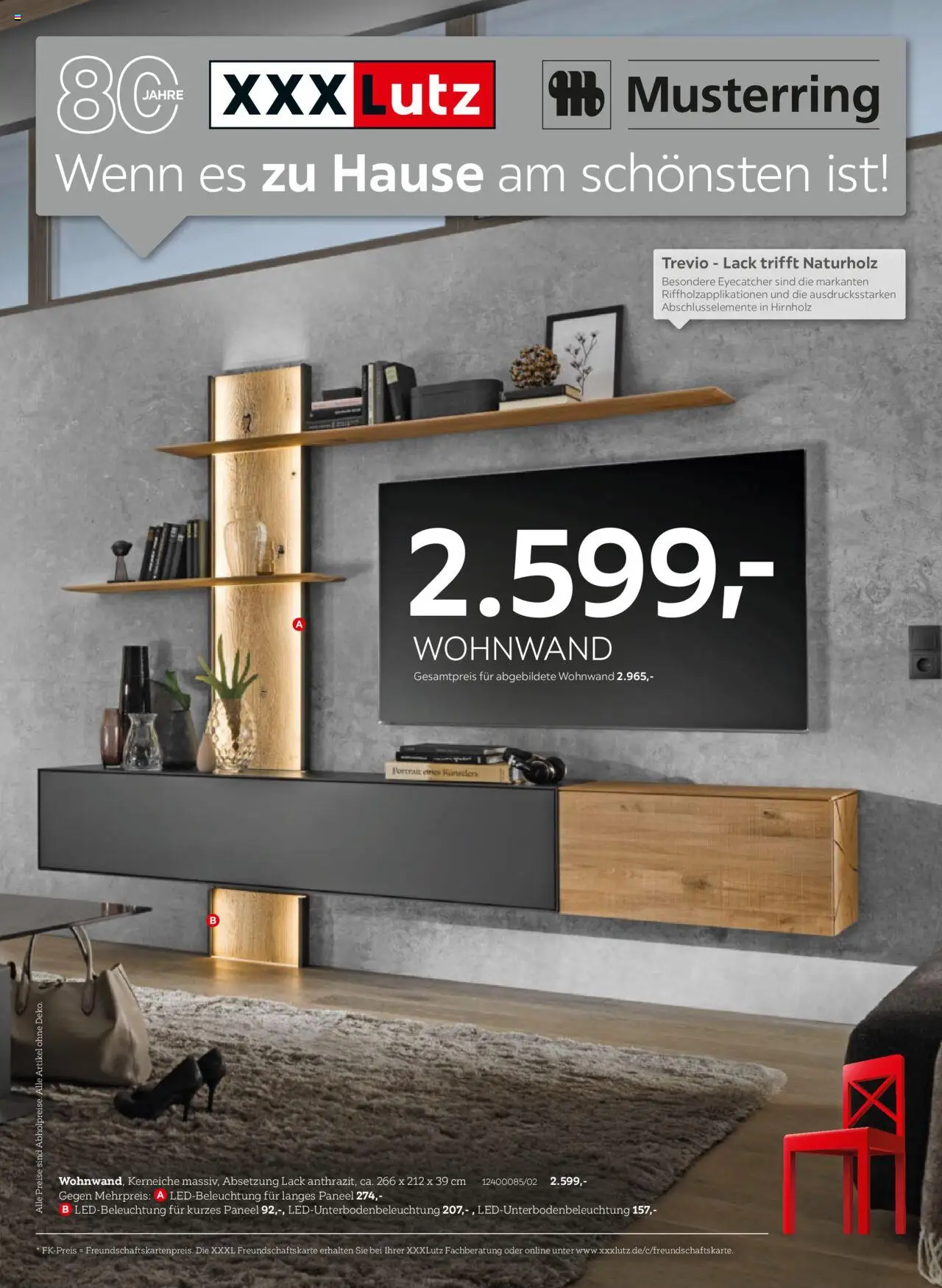 XXXL Lutz Wenn es zu Hause am schönsten ist! (vom 12.10.2025 - 26.10.2025) - Wohnwand
