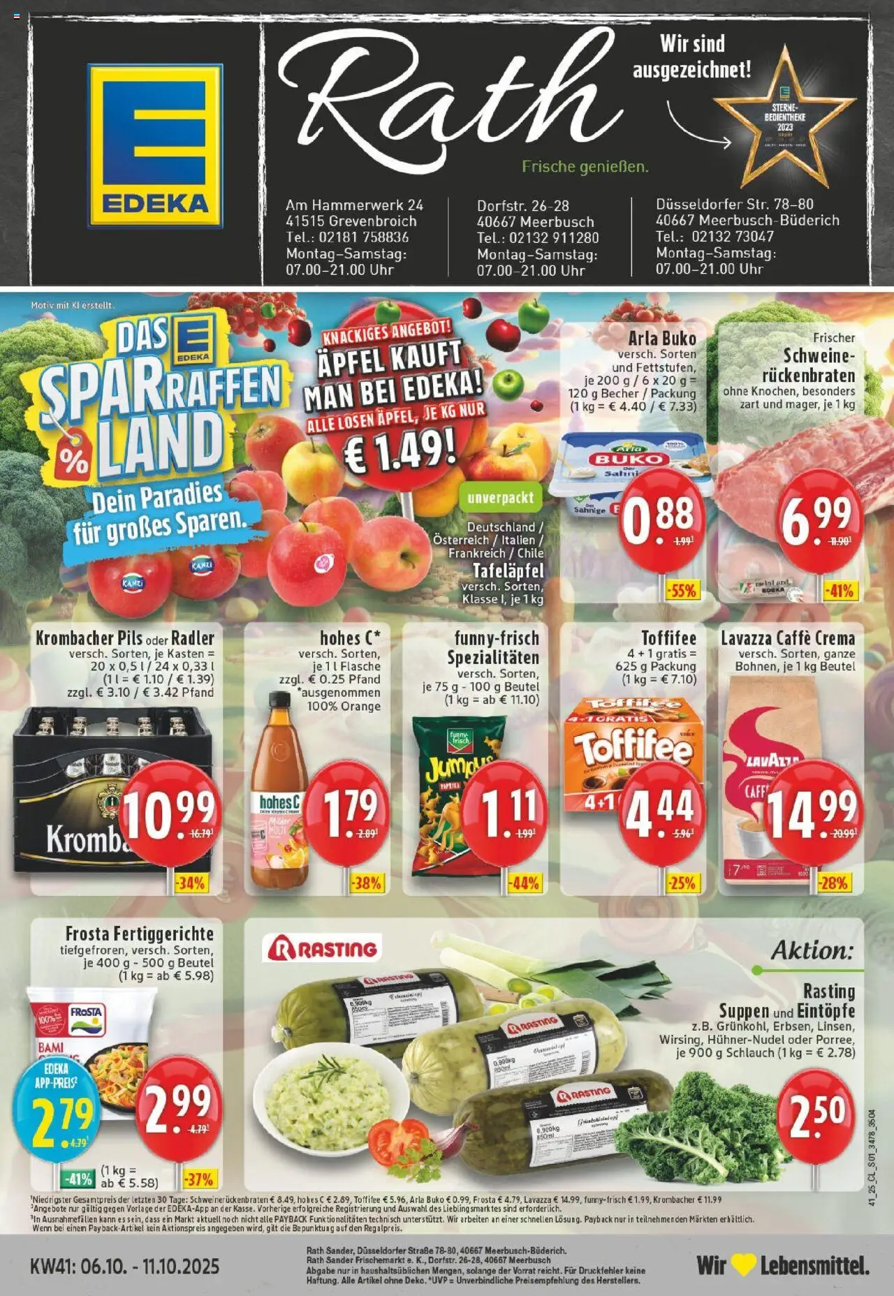 EDEKA Prospekt ab 06.10.2025 - Prospekt Meerbusch-Büderich Online