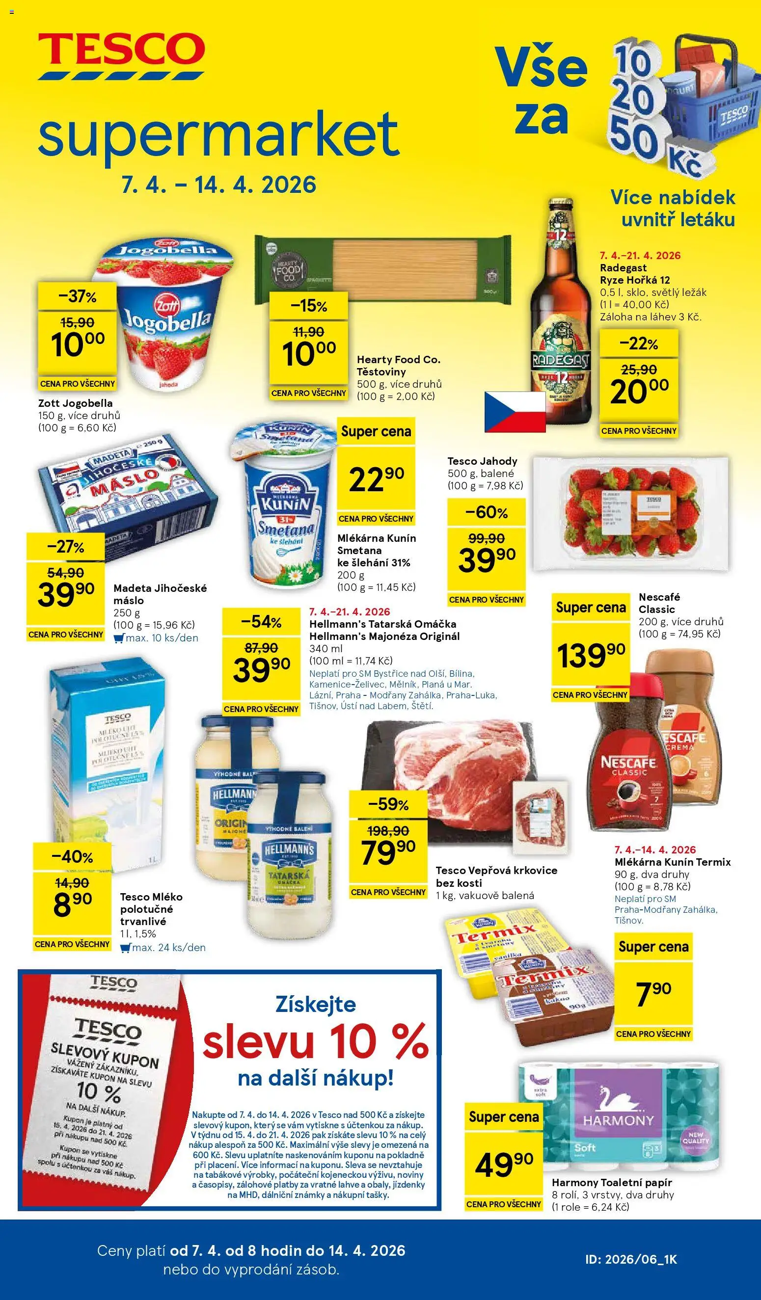 Náhled nabídky: Tesco Tesco leták - Supermarket platný od 07.04.2026