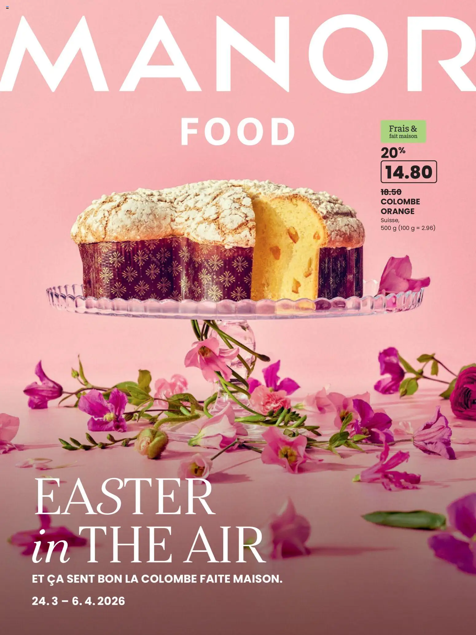 Vorschau des Merkblatts Manor aktionen Eastern FR vom Shop Manor gültig von 24.03.2026 bis 06.04.2026