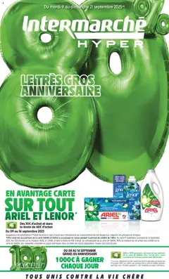 Prévisualisation de C'est le très gros anniversaire du magasin Intermarché formulaire valide 09/09/2025