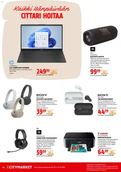 Kaupan K-Citymarket Tarjoukset esikatselu, voimassa 03/11/2025 | Sivu: 16