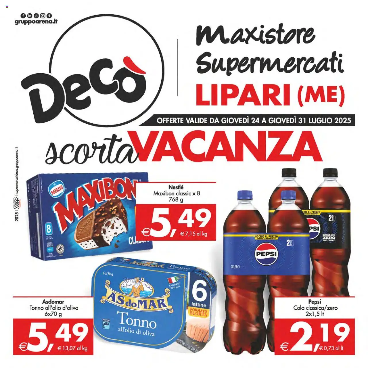 Volantino Decò valido da 24/07/2025 numero di pagina 1